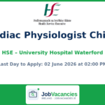Cardiac Physiologist Chief I Jobs at University Hospital Waterford