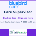 Care Supervisor – Sligo and Mayo