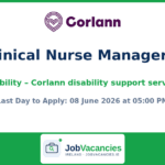 Clinical Nurse Manager 1 (CNM1) Disability – Corlann Community Support Nurse