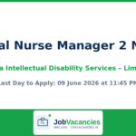 Clinical Nurse Manager 2 Nights – Avista Intellectual Disability Services – Limerick
