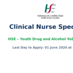 Clinical Nurse Specialist – Youth Drug and Alcohol YoDA Service