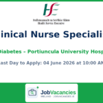 Clinical Nurse Specialist, Paediatric Diabetes – Portiuncula University Hospital Galway