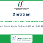 Dietitian, Staff Grade – HSE West and North West