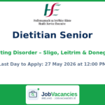 Dietitian Senior Eating Disorder – Sligo