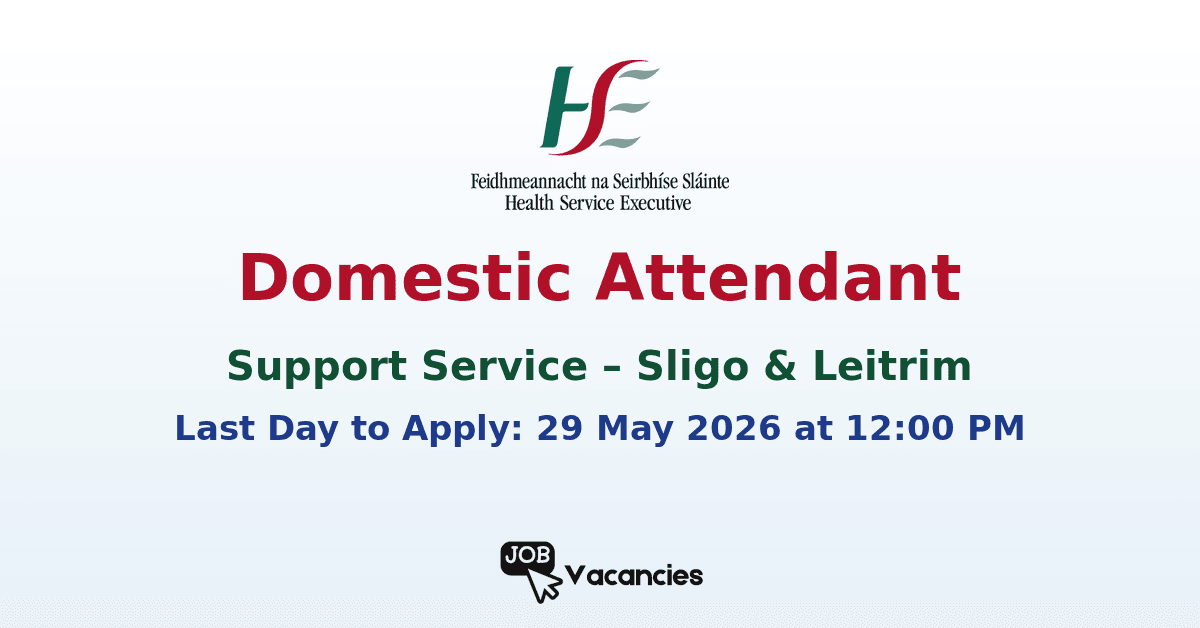 Support Service Domestic Attendant – Sligo & Leitrim