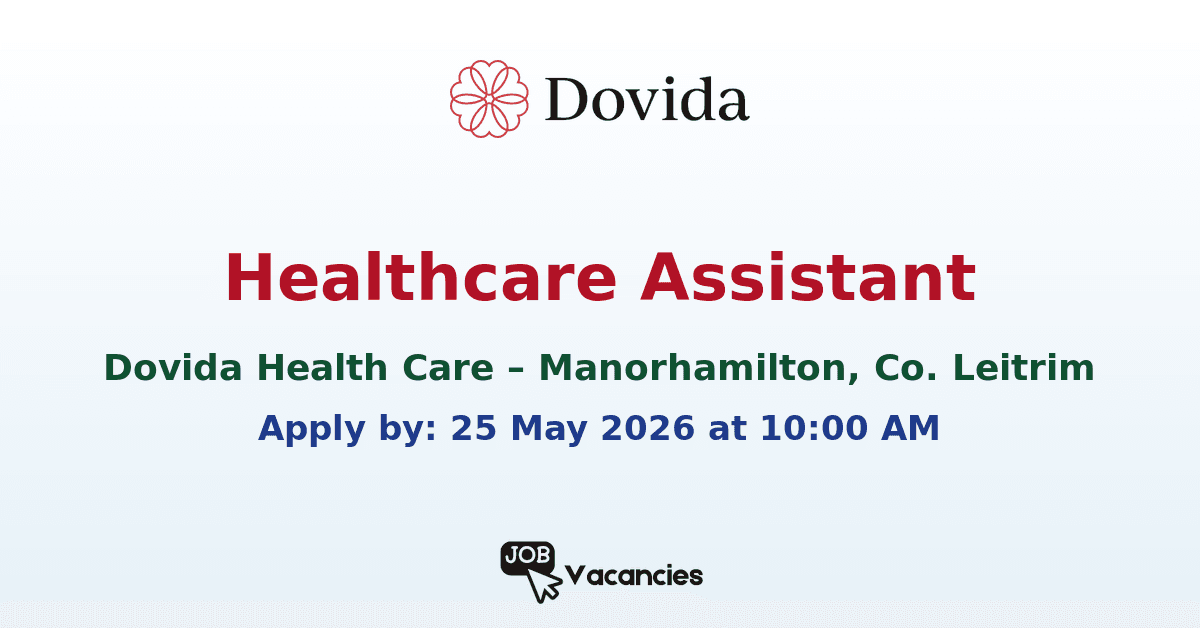 Healthcare Assistant – Dovida – Manorhamilton, County Leitrim