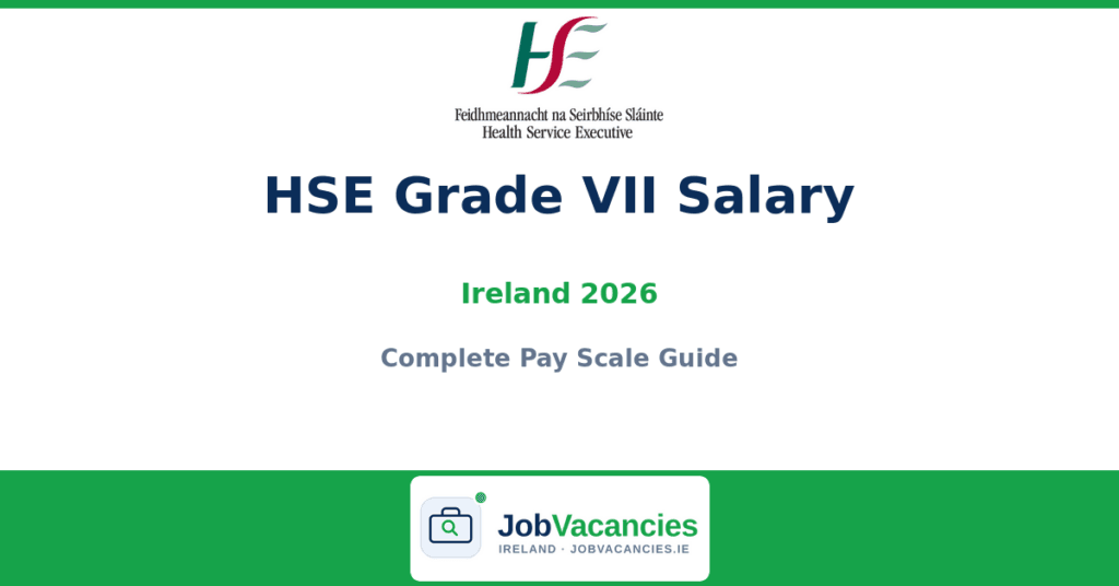 HSE Grade VII (Grade 7) Salary Ireland 2026 — Complete Pay Scale Guide