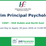 Interim Principal Psychologist – CDNT – Dublin North East