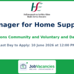 Manager for Home Support, Older Persons Community and Voluntary and Day Services