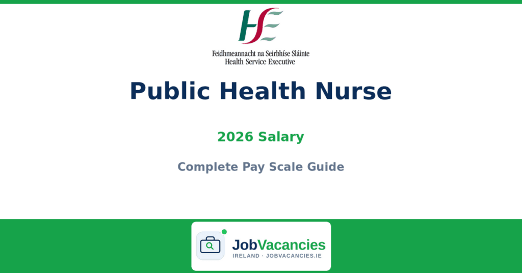 Public Health Nurse (PHN) Salary Ireland 2026 — Complete Pay Scale Guide