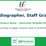 Radiographer, Staff Grade (Supplementary) – University Hospital Waterford