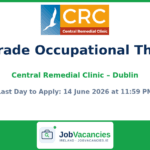 Staff Grade Occupational Therapist – CRC Children’s Disability Network Teams Dublin