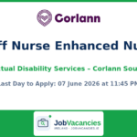 Staff Nurse Enhanced Nurse – Intellectual Disability Services – Corlann South East
