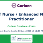Staff Nurse / Enhanced Nurse Practitioner – Corlann Services Ennis