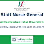 Staff Nurse General (Oncology/Haematology) Jobs at Sligo University Hospital