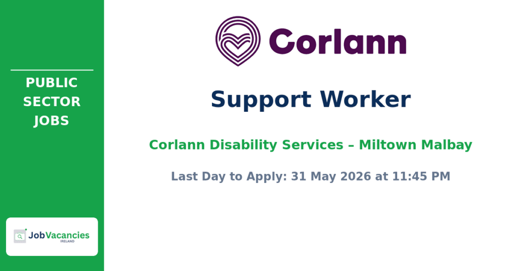 Support Worker Disability Services – Miltown Malbay