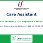Care Assistant Intellectual Disability Jobs in Cork – St. Raphael’s Centre Youghal