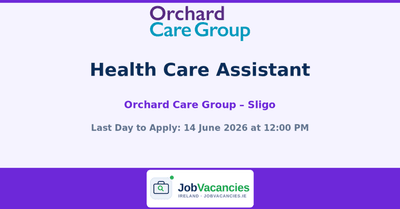 Health Care Assistant Jobs in Sligo – Orchard Care Group