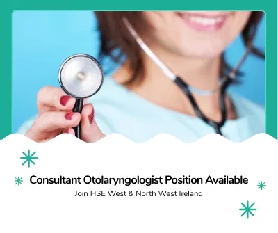 consultant otolaryngologist examining patient at sligo university hospital ireland hse medical jobs