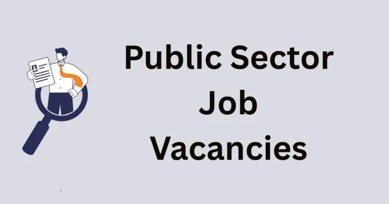 public sector job vacancies