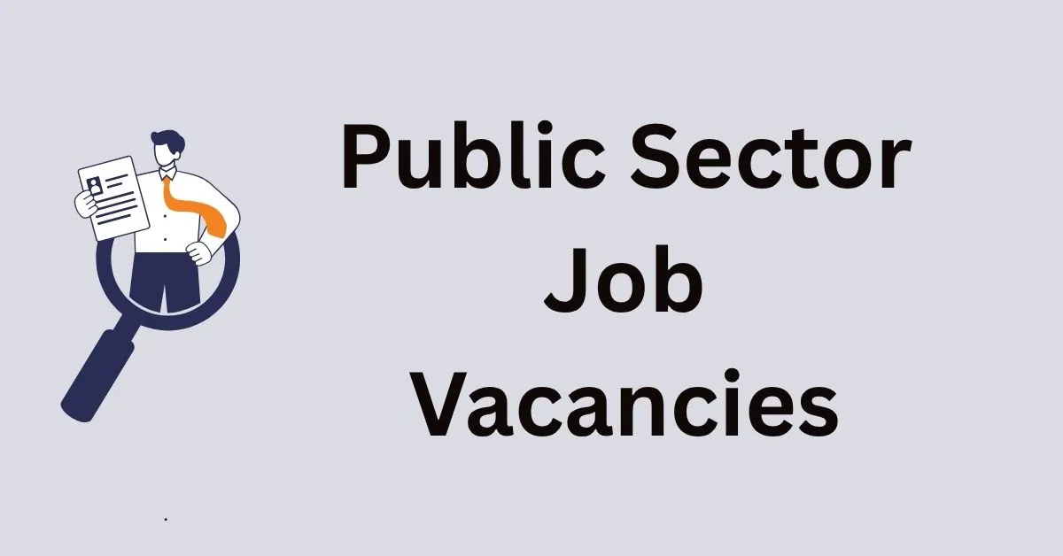 public sector job vacancies