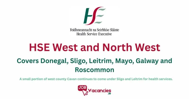 hse west and north west job vacancies